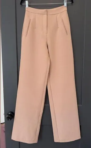 Nasty Gal High Waisted Tailored Wide Leg Dress Pants thumbnail 1