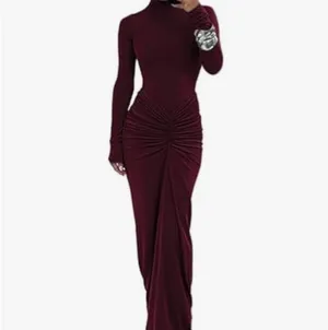 Burgundy Dress thumbnail 2