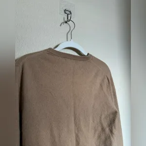 Naadam‎ cashmere crewneck sweater size small tan thumbnail 7