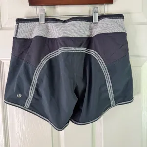 Lululemon Running Shorts Athletic Stretch Waist Pockets Size‎ 6 thumbnail 9