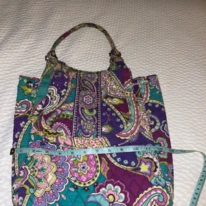 Vera Bradley Vibrant Paisley Tote Bag thumbnail 3