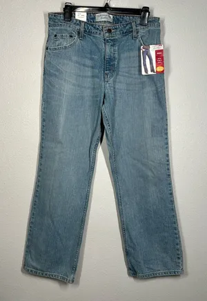 Levi's New Denim Jeans Mid Rise Bootcut 12 Short Misses thumbnail 1