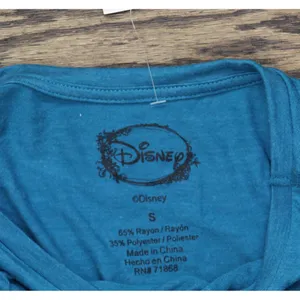 Disney Juniors Stitch Graphic Tunic T-Shirt Tee Blue S thumbnail 4