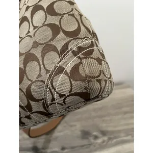 Coach Vintage Y2K F061-10402 Signature Jacquard Monogram Crossbody Bag thumbnail 5
