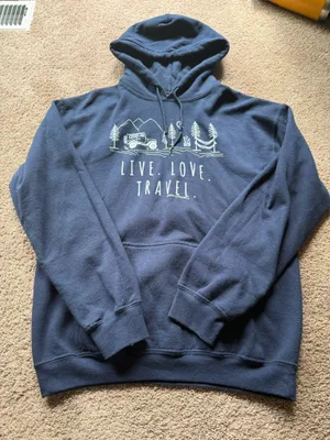 Travel hoodie Blue Size M thumbnail 1