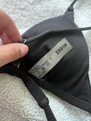 SheIn Black Bathing Suit Top thumbnail 3