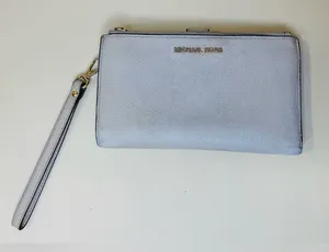 Michael‎ Kors Adele Double Zip Gold Tone Wristlet Wallet thumbnail 1