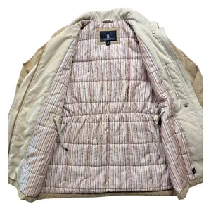 London Fog Vintage Women's Zip Front Jacket Coat Beige Tan Size M Flaw thumbnail 6