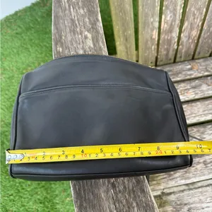 VINTAGE COACH Black Genuine Leather Zipper Satchel Bag Coach 0217-025 RARE V‎ thumbnail 6