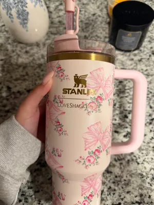 LoveShackFancy Rosa Beaux pink 40oz stanley thumbnail 3
