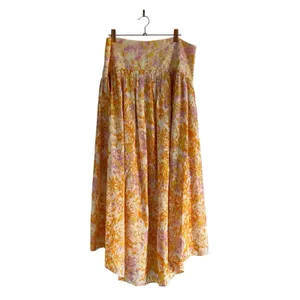 Maeve Anthropologie Flounce midi Skirt Sz Large thumbnail 3