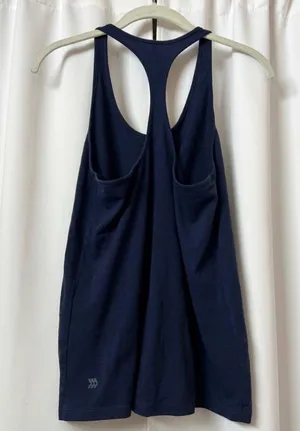 Target All in Motion Dark Blue Racerback Sleeveless Athletic Tank Top Extra Small thumbnail 3