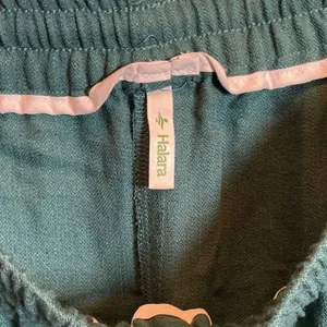 Halara Wide Leg Drawstring Pants Teal Green High Waisted Relaxed Boho S thumbnail 4