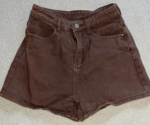 Jean Shorts Brown Size 26 thumbnail 1