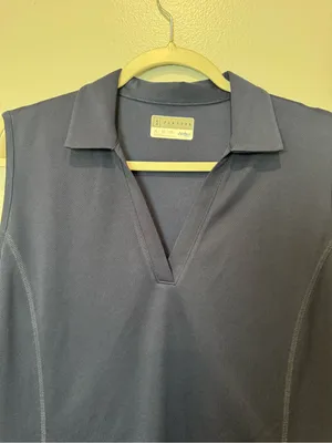 PGA TOUR Air Flux Womens Sleeveless Golf Dress Size XL Navy Blue Pockets thumbnail 5