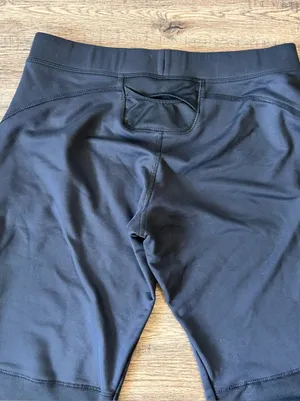Nike|Black Dri-FIT Fleece-Lined Athletic Leggings with Small Logo sz M thumbnail 6