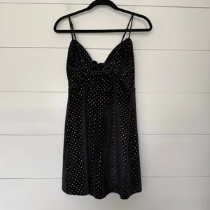 Show Me Your Mumu Women’s Large Black Studded Constance Dress Mini thumbnail 4