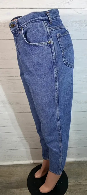 Chic Jeans Vintage High Waisted Mom Jeans Women's Size 14 juniors 100% Cotton READ thumbnail 4
