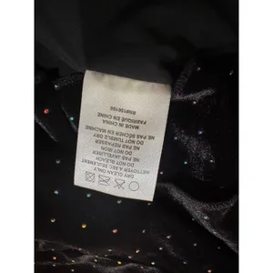 Retrofête Flora Black Velvet Polka Dot Wrap Dress Women’s Size Small thumbnail 9