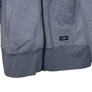 KEEN‎ Womens Jacket Full Zip Hoodie Drawstring Fleece Outdoor Pockets Gray Large thumbnail 3