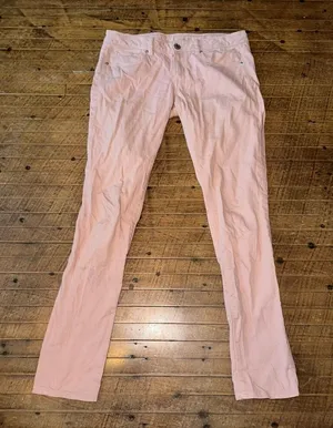 American Eagle blush barbiecore pink 8 skinny normcore jeans thumbnail 1