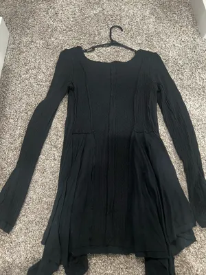 Free People Black Tunic Top thumbnail 2