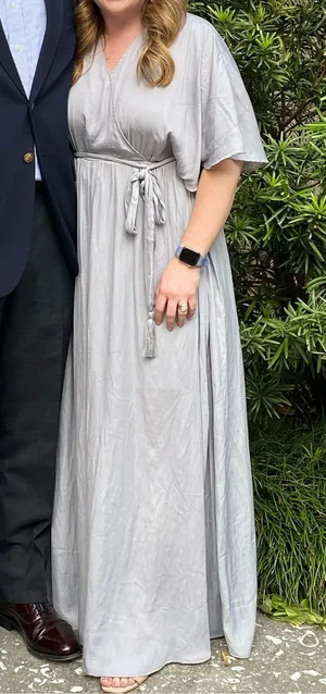 Mustard Seed Dress in Dusty Blue Size S Wedding Guest thumbnail 1