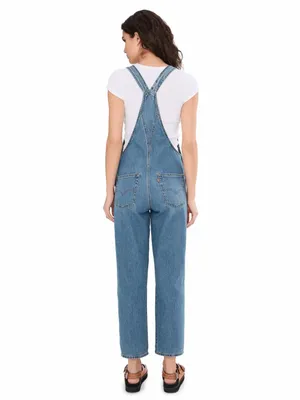 Levi’s Women’s Vintage Jeans Cotton Denim Overalls in Medium Wash XS thumbnail 2