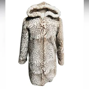 Bella Dahl Faux Fur Jacket - Snow Leopard Size Small thumbnail 2