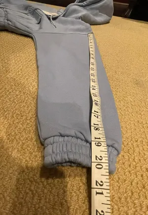 ZARA Sweatsuit Set With Hoodie And Wide Leg Size S thumbnail 6