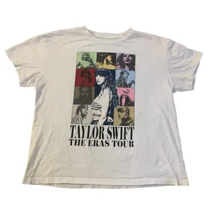 Taylor Swift The Eras Tour T-Shirt XL White 2023 Concert Merch‎ Swiftie Y2k thumbnail 2