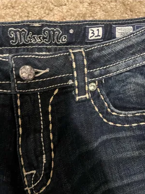 Miss Me jeans Y2k low rise boot cut NWT RARE size 31 thumbnail 7