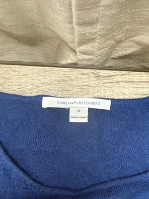 DIANE YON FURSTENBERG wool and cashmere blend sweater size medium thumbnail 5