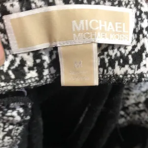 Michael Michael Kors black and white checkered pants thumbnail 6