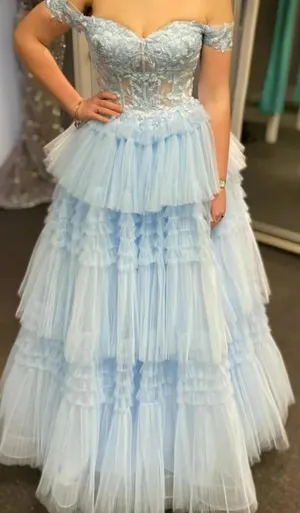 Blue Prom Dress Size XS thumbnail 1