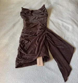 Strapless Sparkle Dress Brown Size XS thumbnail 3
