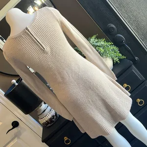ROMEO + JULIET COUTURE Beige Sweater Dress Small thumbnail 7
