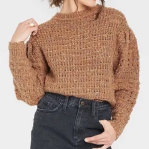 Universal Threads Long Sleeve Open Weave Sweater Women’s L Large thumbnail 1