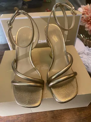 Michael Kors Nadina Wedge Leather Womens Shoes Size 6 thumbnail 1