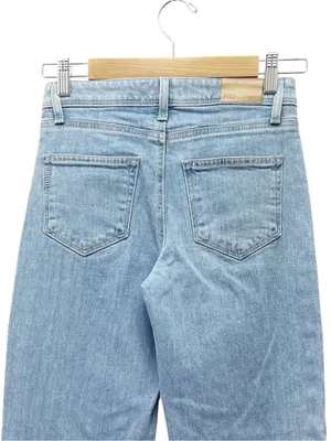 PAIGE Nellie Culotte Jeans Size 24 Harmonic Wide Leg Crop Mid Rise Light Wash thumbnail 7