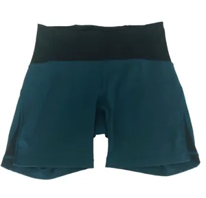 Lululemon Train Times Short 6" Inseam Nile Blue / Black Size 8 thumbnail 1