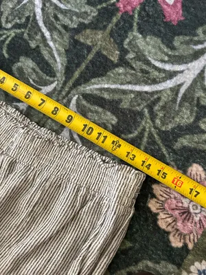 Wide leg striped pants Gray thumbnail 6