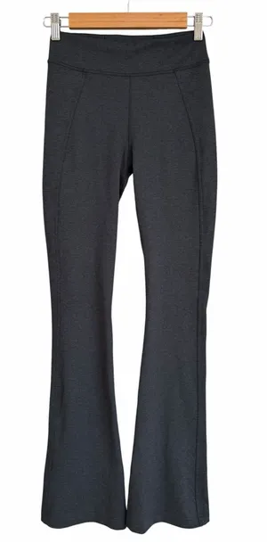 Lululemon Soft Sueded Split-Hem High-Rise Mini-Flare Pant Grey Size 6 thumbnail 1