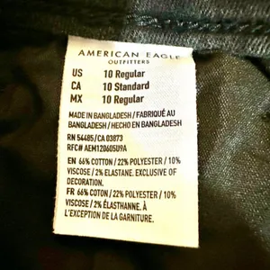 American Eagle Jeans Size 10 Regular Inseam 30 inches Black Boot cut thumbnail 11