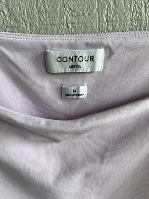 Aritzia Original Contour Manner Squareneck Bodysuit‎ Lilac Purple Size M thumbnail 3