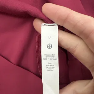 Lululemon Align High Rise Leggings Pomegranate Pink Athletic Women's 8 x 28 thumbnail 6