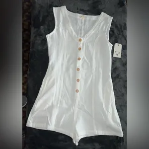 Billabong Breeze Away Playsuit in White Size Small New with tag thumbnail 6
