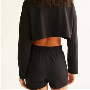 FP Movement Sunny Set Pullover Sweatshirt & Shorts in Black Small thumbnail 4