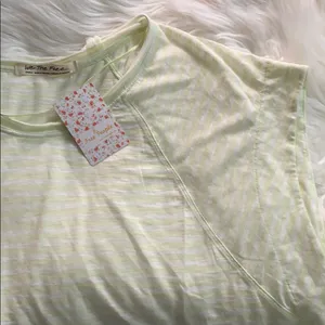 nwt // free people halo cap sleeve tee thumbnail 7