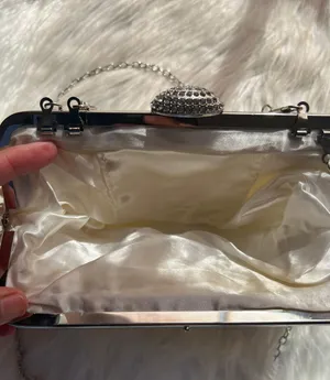 Bridal Clutch/Handbag Tan thumbnail 10